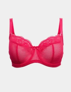 Jasmine Lace Wired Balcony Bra (F-H)