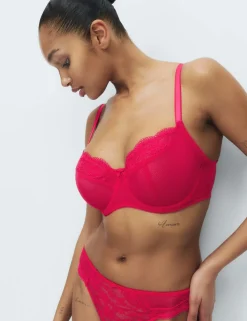 Jasmine Lace Wired Balcony Bra (F-H)
