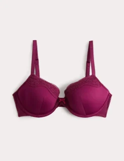 Jasmine Lace Wired Demi Cup Bra (A-E)