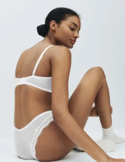 Jasmine Lace Wired Demi Cup Bra (A-E)