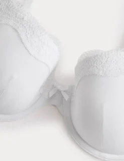 Jasmine Lace Wired Demi Cup Bra (A-E)