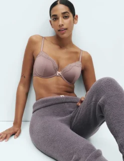 Jasmine Lace Wired Demi Cup Bra (A-E)
