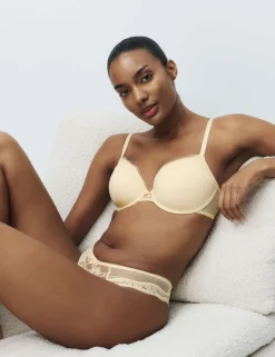 Jasmine Lace Wired Demi Cup Bra (A-E)
