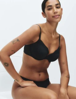 Jasmine Lace Wired Demi Cup Bra (A-E)