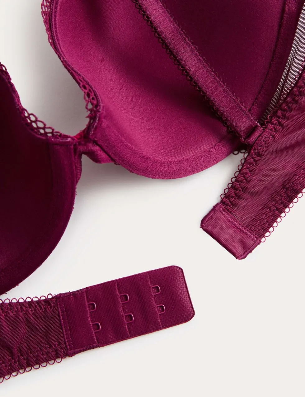 Jasmine Lace Wired Plunge Bra A-E