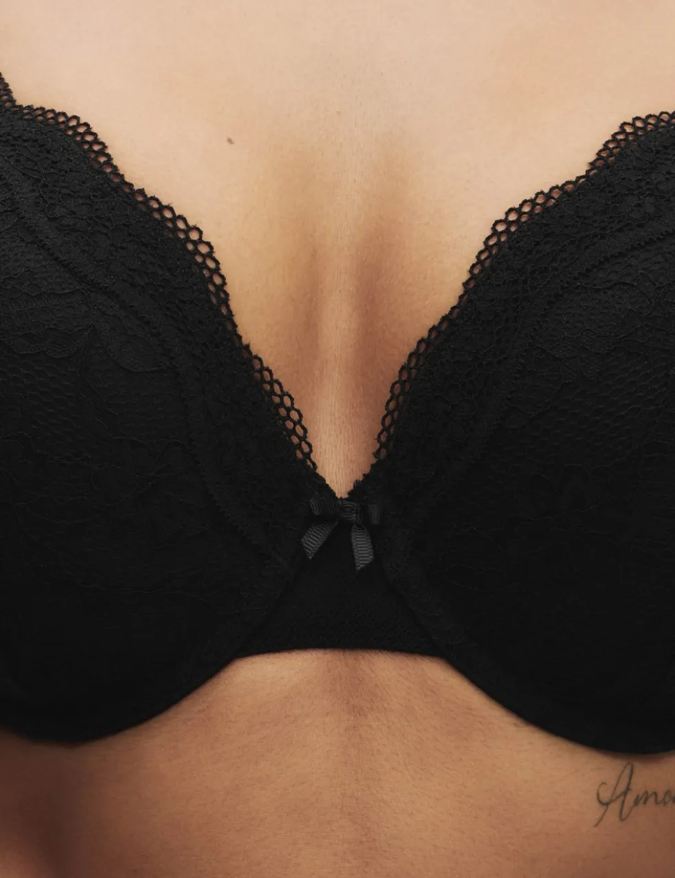 Jasmine Lace Wired Plunge Bra F-H