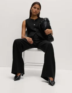 Jersey Collarless Waistcoat