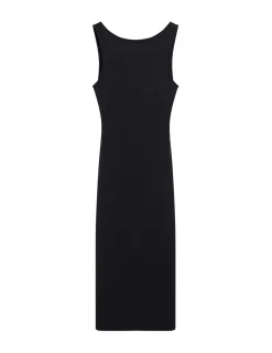 Jersey Cut Out Detail Midi Bodycon Dress