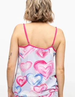 Jersey Heart Print Camisole
