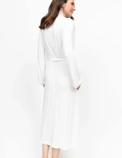 Jersey Lace Trim Dressing Gown