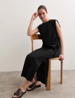 Jersey Midi Column Dress