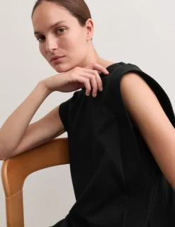 Jersey Midi Column Dress