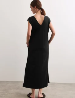 Jersey Midi Column Dress
