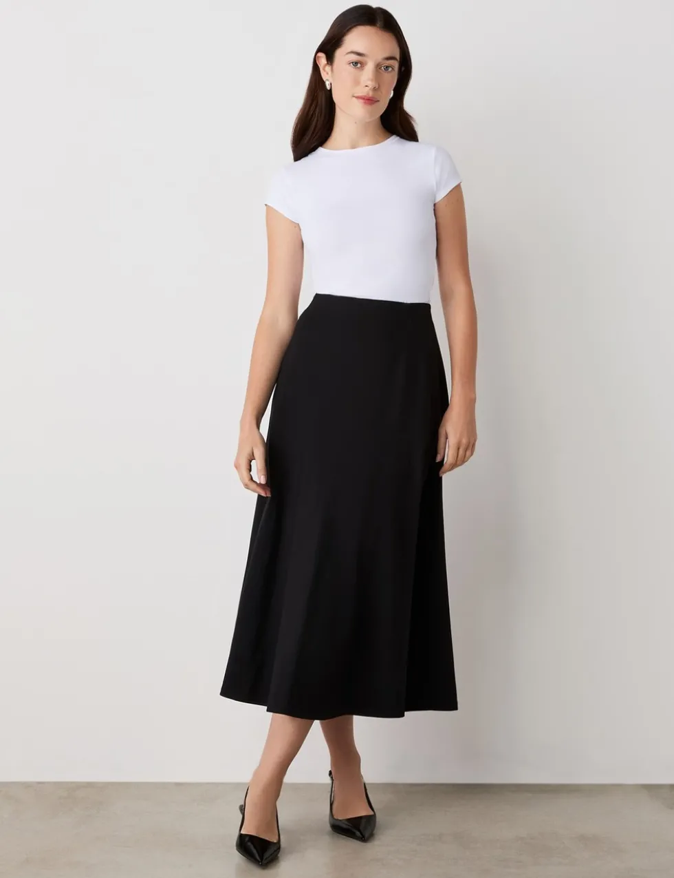 Jersey Midi Skirt