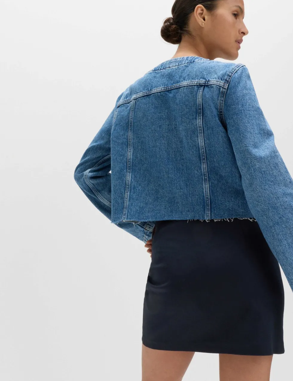 Jersey Mini A-Line Skirt
