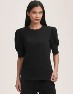 Jersey Puff Sleeve T-Shirt