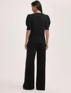 Jersey Puff Sleeve T-Shirt