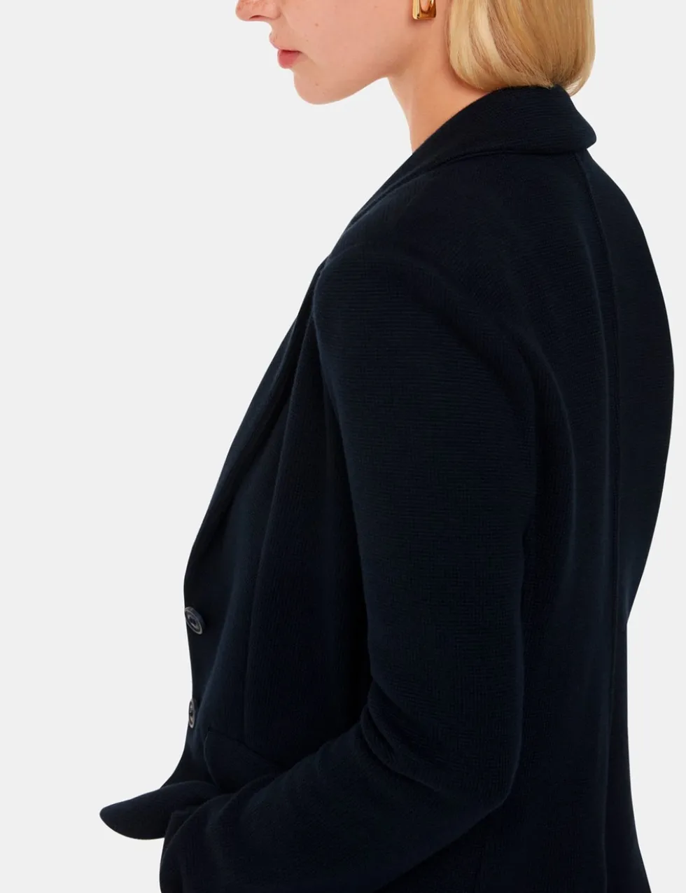 Jersey Slim Single Breasted Blazer