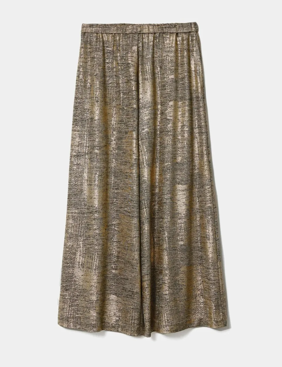 Jersey Sparkly Wide Leg Trousers