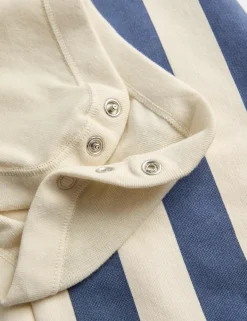 Jersey Striped Dungaree Outfit (0-3 Yrs)