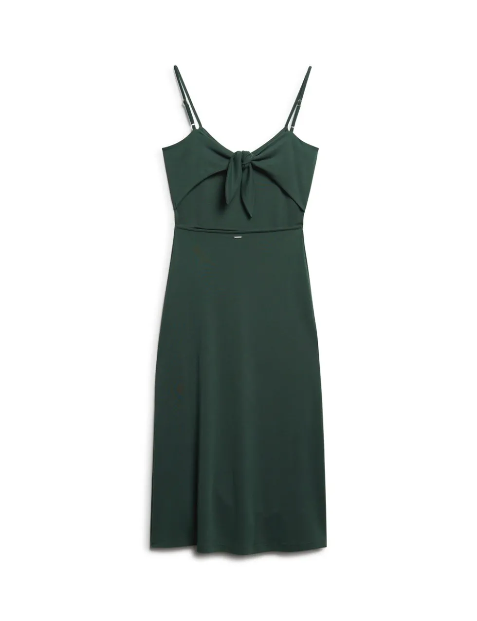 Jersey V-Neck Cut Out Detail Midi Slip Dress