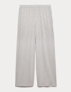 Jersey Wide Leg Pyjama Bottoms