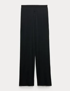 Jersey Wide Leg Pyjama Bottoms