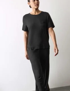 Jersey Wide Leg Pyjama Bottoms