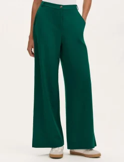 Jersey Wide Leg Trousers