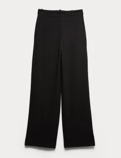 Jersey Wide Leg Trousers