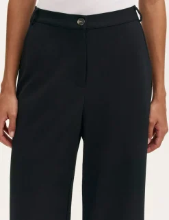 Jersey Wide Leg Trousers