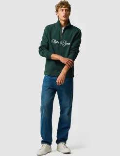 Jubilee Pure Cotton Half Zip Sweatshirt
