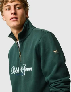 Jubilee Pure Cotton Half Zip Sweatshirt