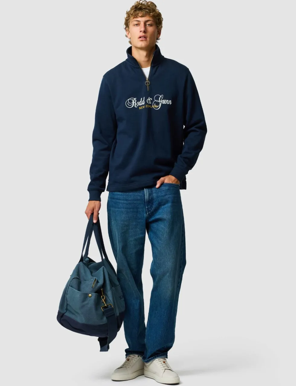 Jubilee Pure Cotton Half Zip Sweatshirt