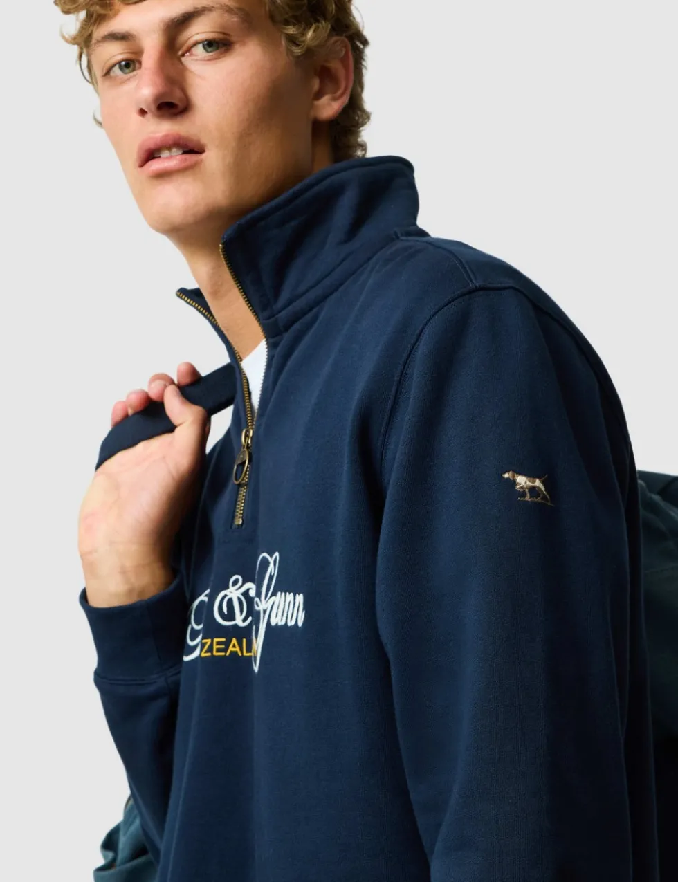 Jubilee Pure Cotton Half Zip Sweatshirt