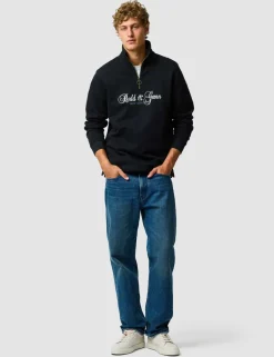 Jubilee Pure Cotton Half Zip Sweatshirt