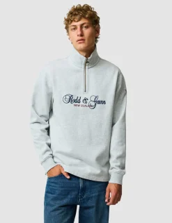 Jubilee Pure Cotton Half Zip Sweatshirt