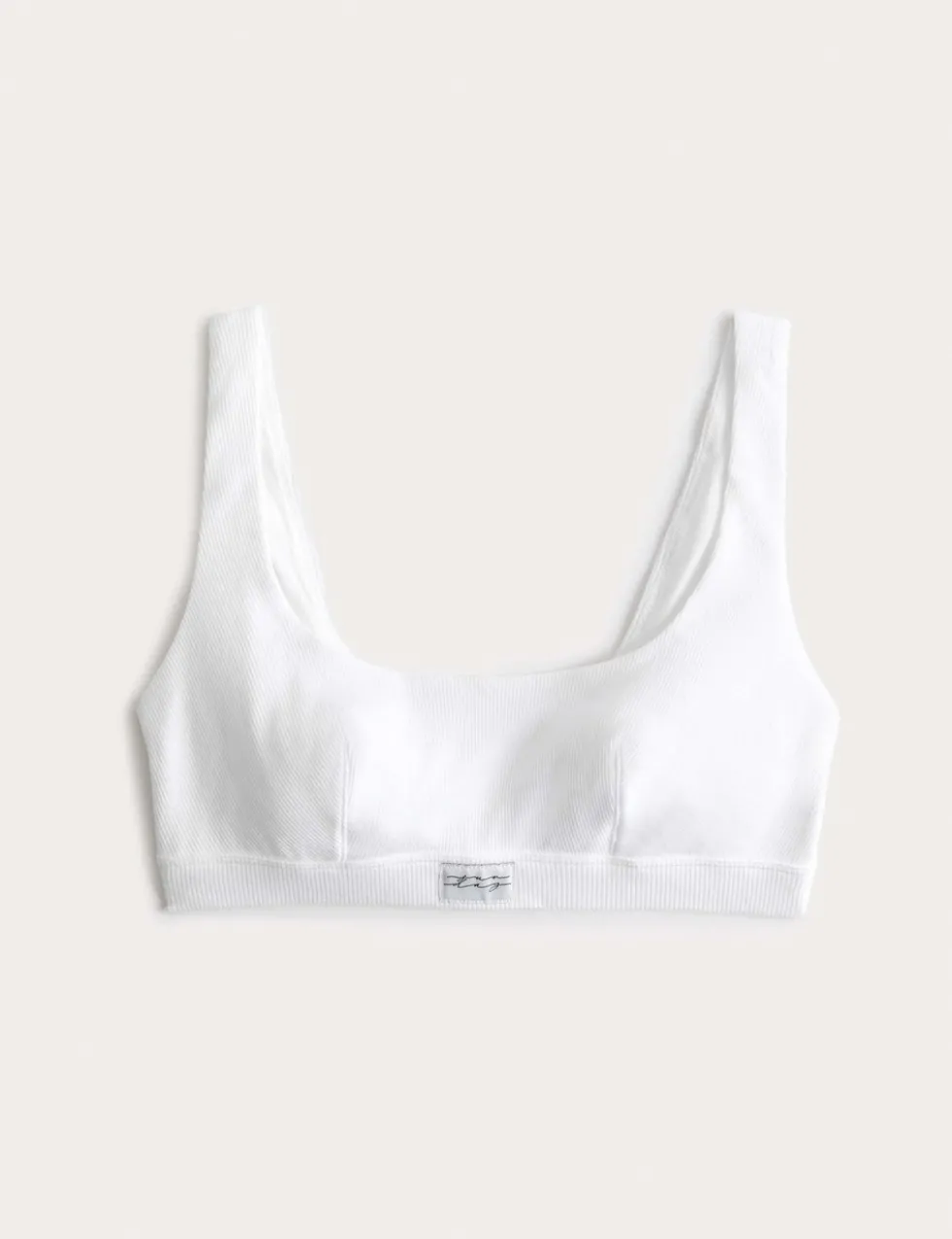 Juni Cotton Rib Non Wired Crop Top