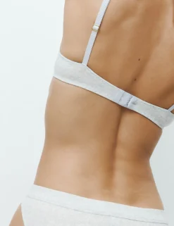 Juni Cotton Rib Wired Balconette Bra (A-E)
