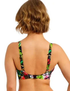 Kailua Floral Wired Plunge Bikini Top (D-HH)