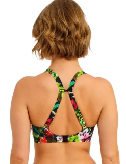 Kailua Floral Wired Plunge Bikini Top (D-HH)