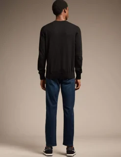 Kanovano Cotton Rich Crew Neck Jumper with Cashmere
