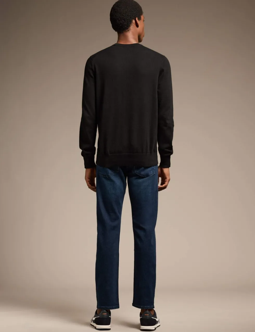 Kanovano Cotton Rich Crew Neck Jumper with Cashmere