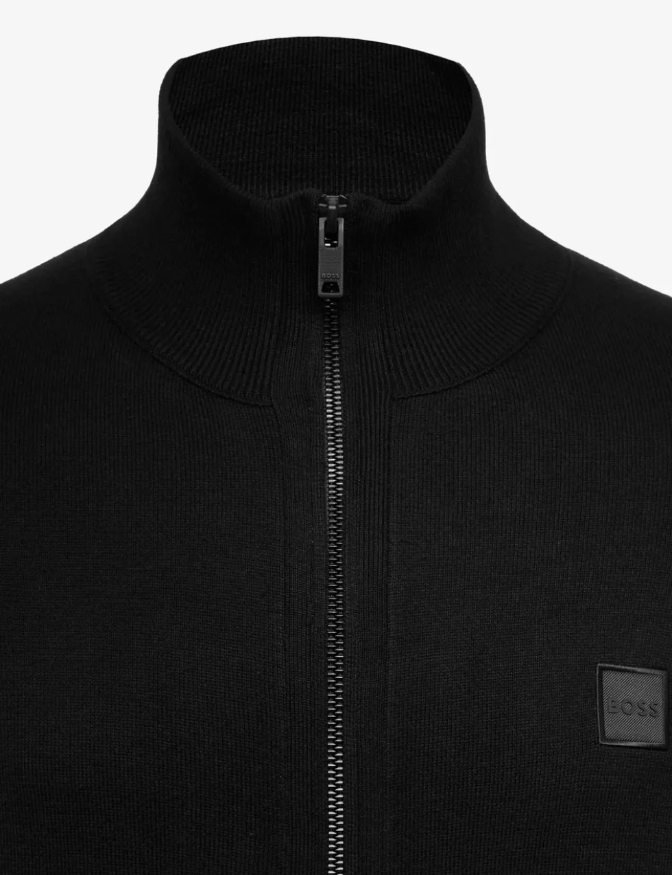 Kanozip Cotton Rich Funnel Neck Zip Up Jumper