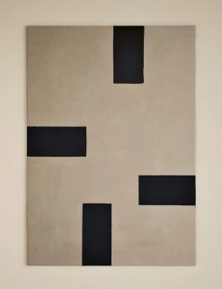 Kelly Hoppen Pure Wool Dash Geometric Rug