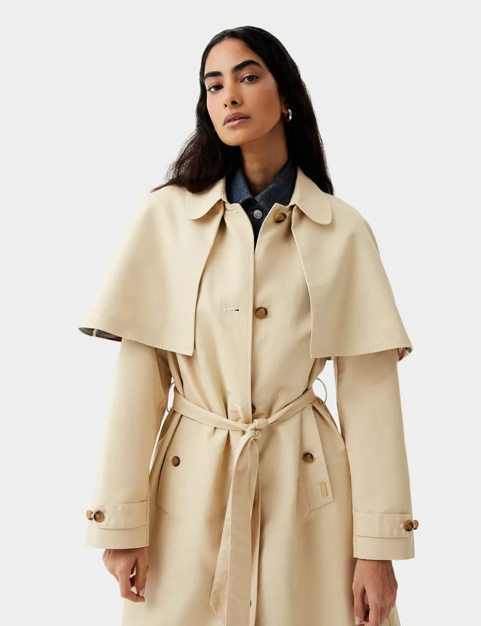 Keltie Pure Cotton Trench Coat