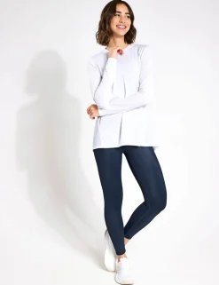 Kendall Crew Neck Split Back Top