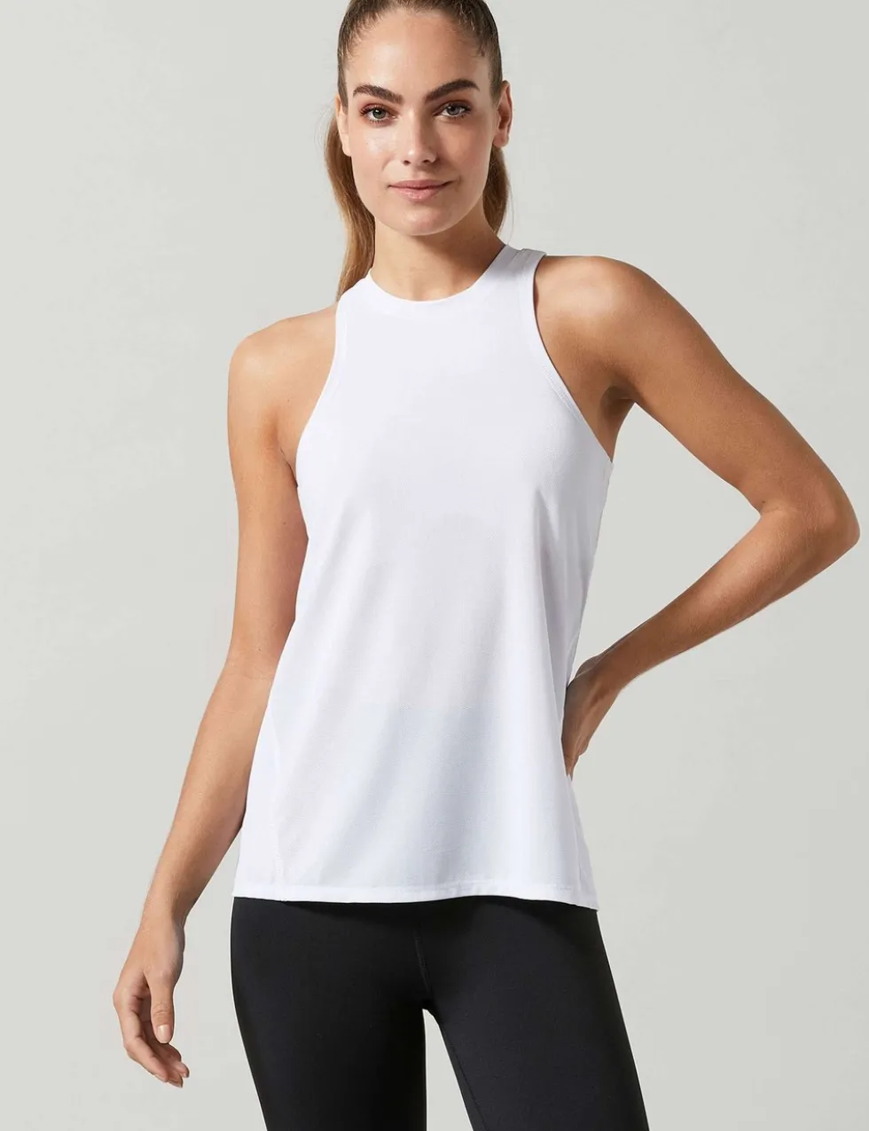 Kendell Crew Neck Tie Back Vest Top