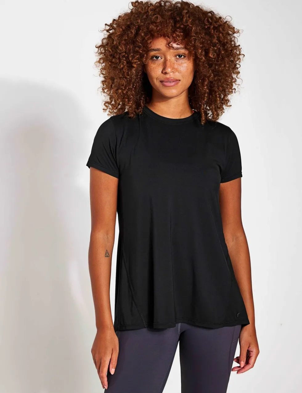 Kendell Modal Rich Crew Neck Fitted Top