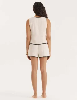 Kenna Co-ord Palm Print Shorts